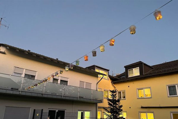 Lichterfest 1 Veranstaltung Lichterfest Lampions Gierlande Haus Marienfeld